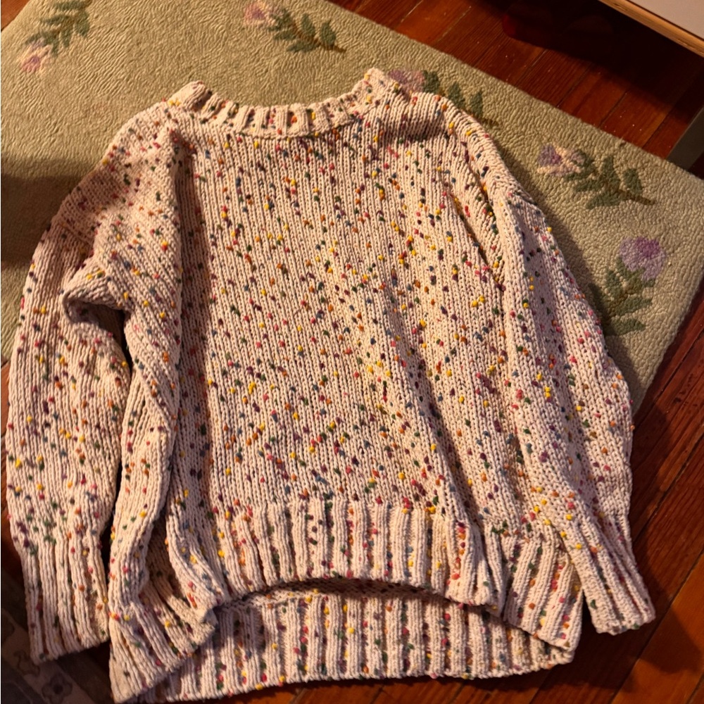 Chic Nation Multicolor Speckled Knit Sweater